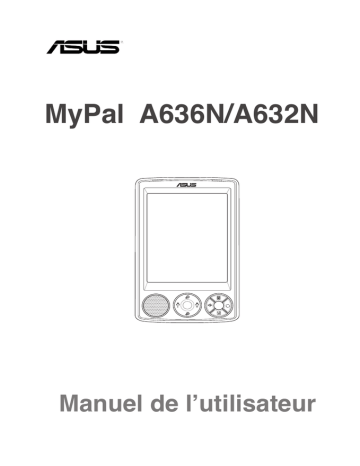 MyPal A636 N | Asus MyPal A632 N Manuel utilisateur | Fixfr
