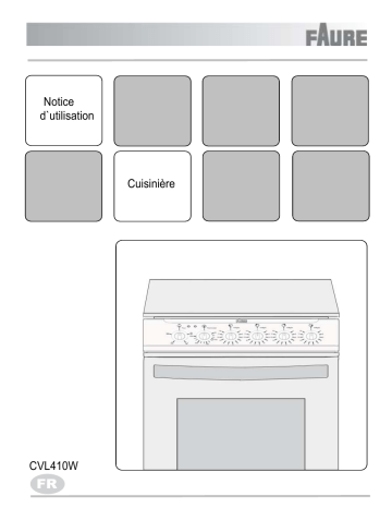 Manuel du propriétaire | Faure CVL410W Manuel utilisateur | Fixfr