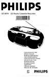 Magnavox CD Player AZ8075/17 User manual