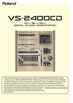 Roland VS2400CD Manuel utilisateur