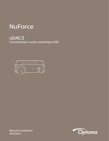 NuForce μDAC3 Manuel du propriétaire | Fixfr