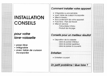 60V441 | 60V442 | 60V432 | 60V412R | Manuel du propriétaire | Brandt 60V433 Manuel utilisateur | Fixfr