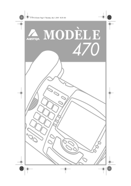 Mitel 470 Screenphone Mode d'emploi