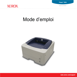 Xerox PHASER 3250 Manuel utilisateur