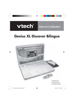 VTech GENIUS XL DISCOVER BILINGUE Manuel utilisateur