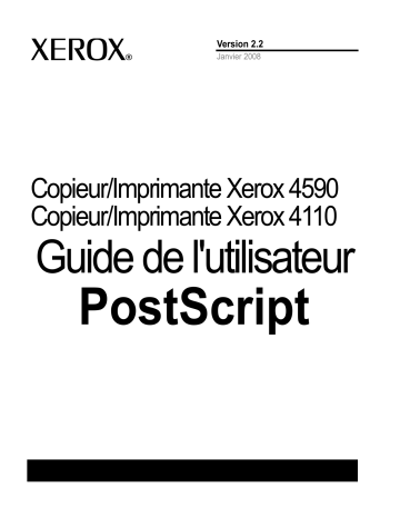 4590 | Xerox 4110 Copier/Printer Mode d'emploi | Fixfr