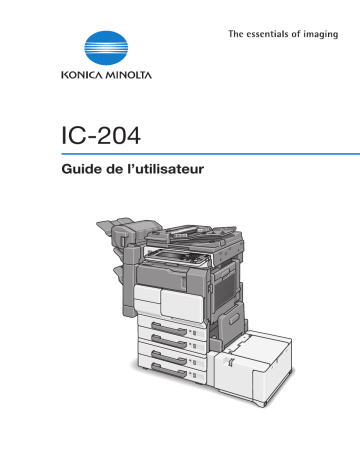 Manuel du propriétaire | Konica Minolta BIZHUB 360 Manuel utilisateur | Fixfr