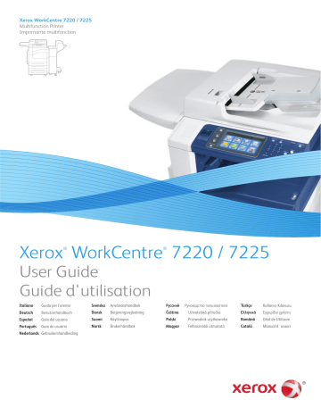 Manuel du propriétaire | Xerox WORKCENTRE 7220 7225 Manuel utilisateur | Fixfr