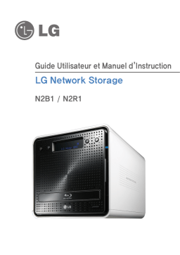 LG N2R1DD2 NAS Manuel utilisateur