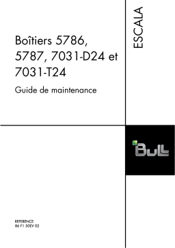 Bull Power6 - 5786, 5787, 7031 D4, and 7031-T24 Manuel utilisateur