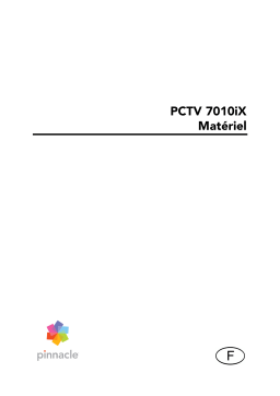 Pinnacle PCTV 7010IX Manuel utilisateur