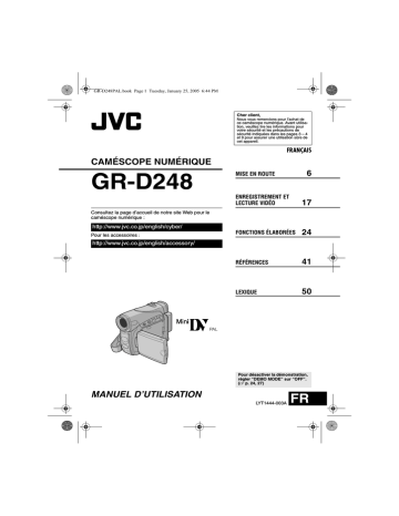 JVC GR D248 Manuel utilisateur | Fixfr