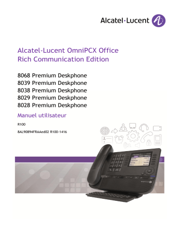 Manuel du propriétaire | Alcatel-Lucent 8029 Premium Deskphone Téléphone Manuel utilisateur | Fixfr