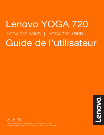Yoga 720 13IKB | Mode d'emploi | Lenovo Yoga 720 15IKB Manuel utilisateur | Fixfr