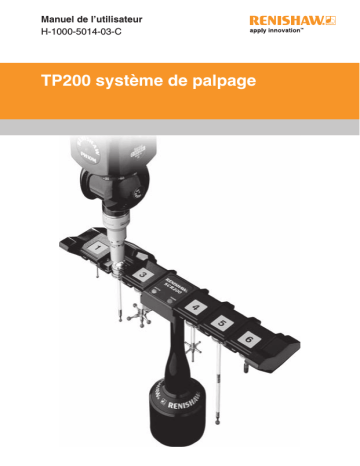TP200 | Renishaw SCR200 probe system Mode d'emploi | Fixfr