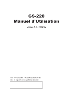danew GS-220 Manuel utilisateur