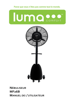 NewAir MF26B Luma Comfort 26" Oscillating Misting Fan  Manuel utilisateur