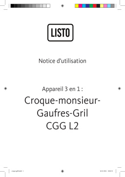 Listo CGG L2 Manuel utilisateur