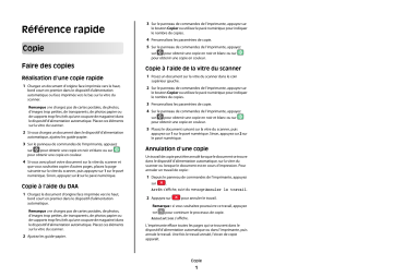 Manuel du propriétaire | Lexmark X544 Manuel utilisateur | Fixfr