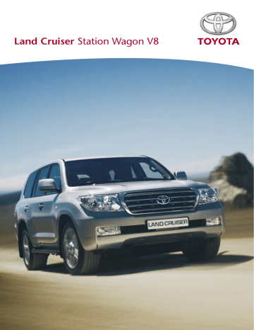 Manuel du propriétaire | Toyota LAND CRUISER STATION WAGON V8 Manuel utilisateur | Fixfr