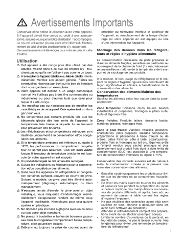 Manuel du propriétaire | ARTHUR MARTIN ARA4260 Manuel utilisateur | Fixfr