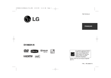 LG DV4M2H-N Manuel du propriétaire | Fixfr