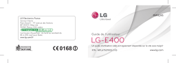 LG Série E400 sfr Manuel utilisateur