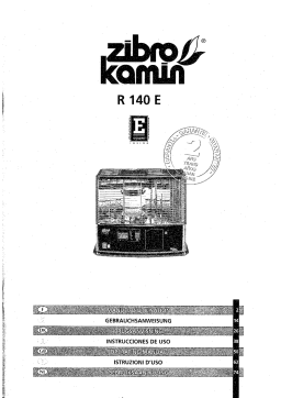 Zibro Kamin R 140 E Manuel utilisateur