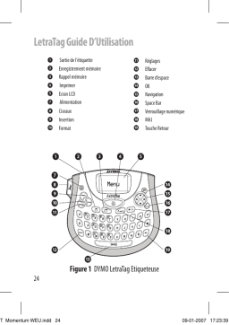 Dymo LetraTag® 100T Plus Electronic Label Maker Manuel utilisateur