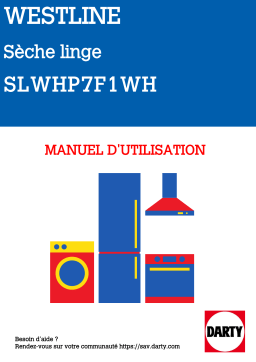 WESTLINE SLWHP7F1WH Manuel utilisateur