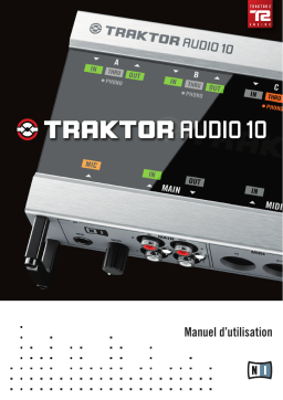 Native Instruments TRAKTOR AUDIO 10 Manuel utilisateur