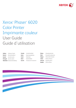 Xerox 6020 Phaser Mode d'emploi