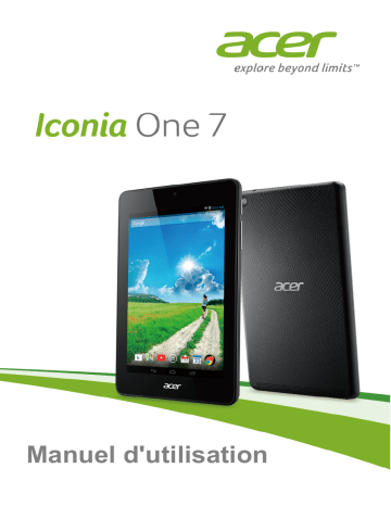 Iconia One 7 B1-730HD | Iconia One 7 B1-730 | Acer Iconia B1-730 HD Manuel utilisateur | Fixfr
