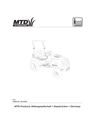 Manuel du propriétaire | MTD CUBCADET 5000 Manuel utilisateur | Fixfr