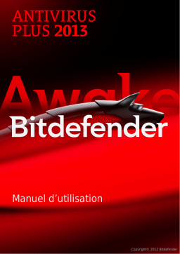 Bitdefender Antivirus 2013 Plus Manuel utilisateur