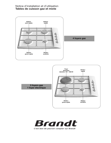 HFA11F1F | HFA11X1F | HFA11E1F | HFA11T1F | HFA11D1F | Manuel du propriétaire | Brandt HFA11W1F Manuel utilisateur | Fixfr