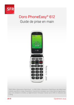 Doro PhoneEasy 612 sfr Manuel utilisateur