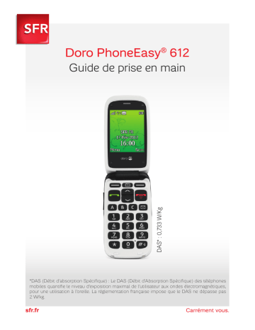 Mode d'emploi | Doro PhoneEasy 612 sfr Manuel utilisateur | Fixfr