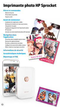 HP SPROCKET PLUS BLANC Manuel utilisateur