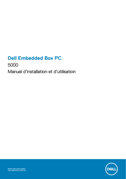 Dell Embedded Box PC 5000 Manuel utilisateur