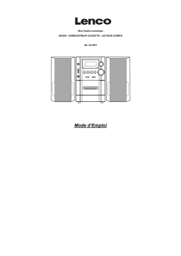 Lenco MC-129 MP3 Manuel utilisateur