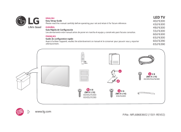 LG 43LF6300 Manuel du propriétaire | Fixfr