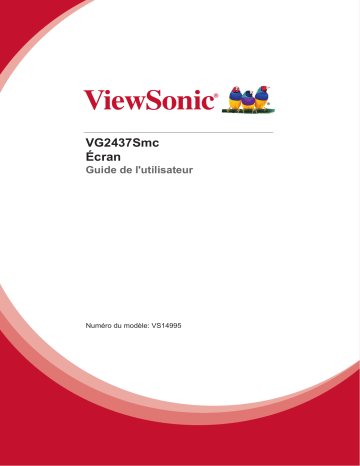 ViewSonic VG2437Smc-S MONITOR Mode d'emploi | Fixfr