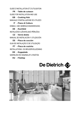 De Dietrich DTE715X Manuel utilisateur