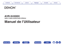 Denon AVR-X4300H Manuel utilisateur