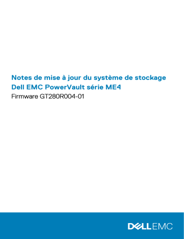 EMC PowerVault ME412 Expansion | EMC PowerVault ME4024 | EMC PowerVault ME484 | Dell EMC PowerVault ME4084 storage Manuel du propriétaire | Fixfr