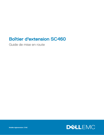 Dell Storage SC460 storage Guide de démarrage rapide | Fixfr