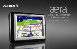 Garmin Aera 500 Manuel utilisateur