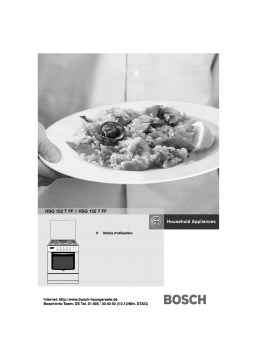 Bosch HSG152TFF Manuel utilisateur