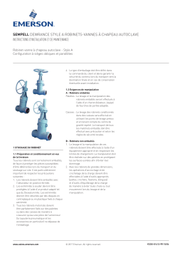 Sempell Dewrance Pressure Seal Style A Gate Valves IOM Manuel du propriétaire